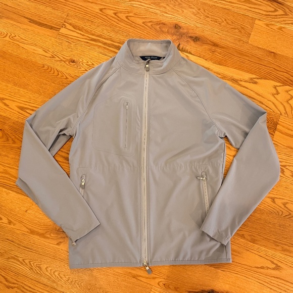 LIKE NEW Peter Millar Flex Adapt Wind Cheater Shell in British Grey (Size S) - Picture 4 of 14